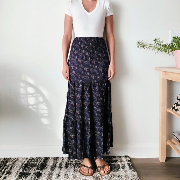 Maxi floral skirt - Picture 1 of 5